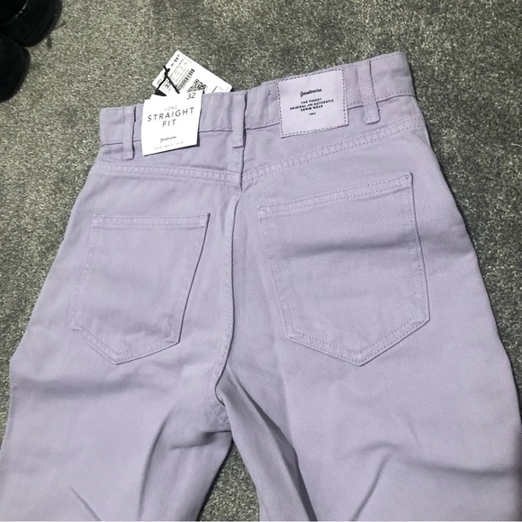 Stradivarius 90s Dad Jeans In Lilac - Picture 6 of 7